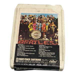 Beatles Sgt Pepper’s Lonely Hearts Club Band 8 Track Tape Cartridge 8XT 2653